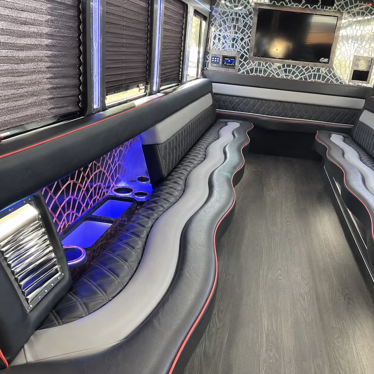 along newport beach bar restaurant scene party bus rental