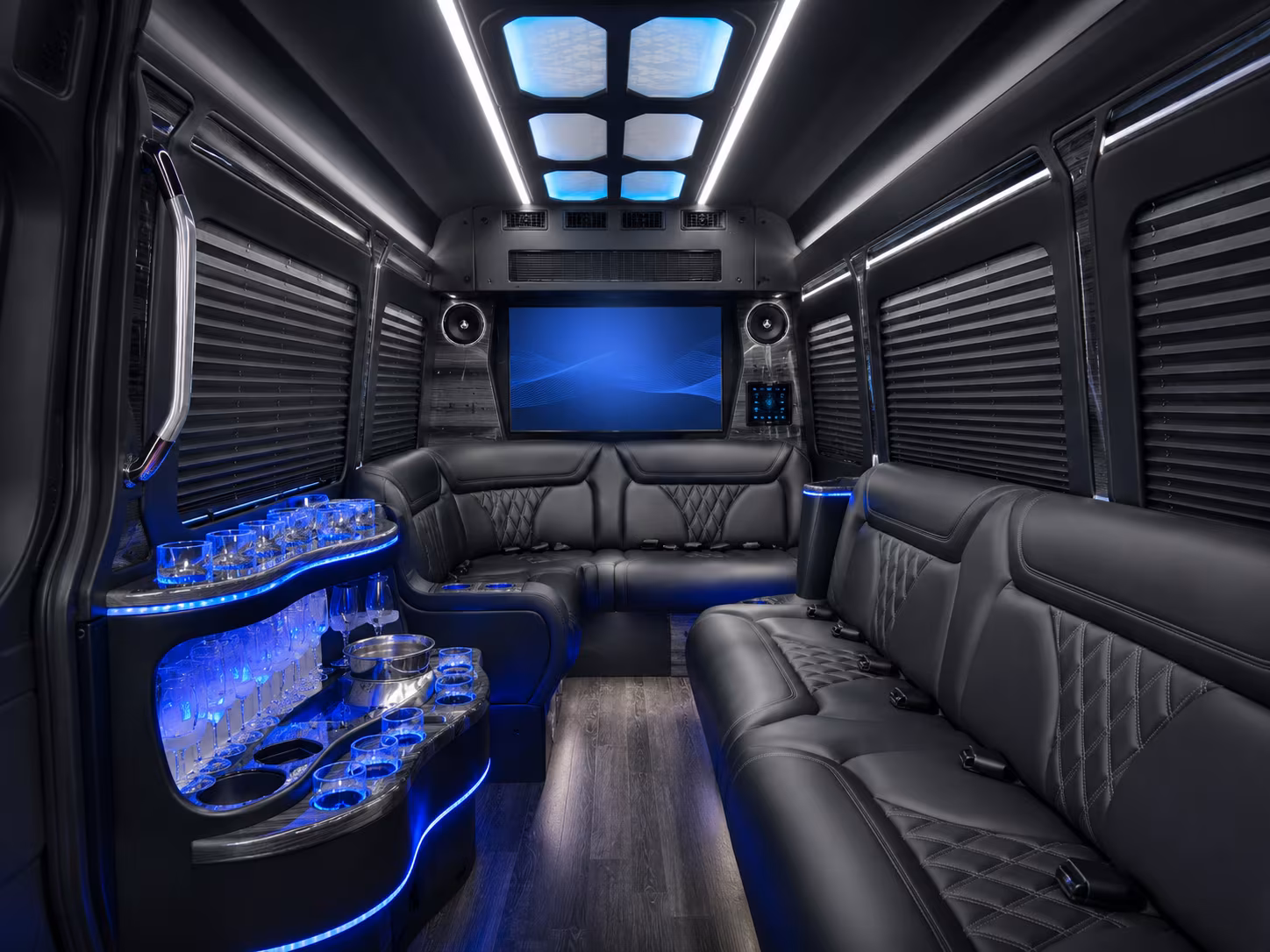 newport beach 50 passenger party bus