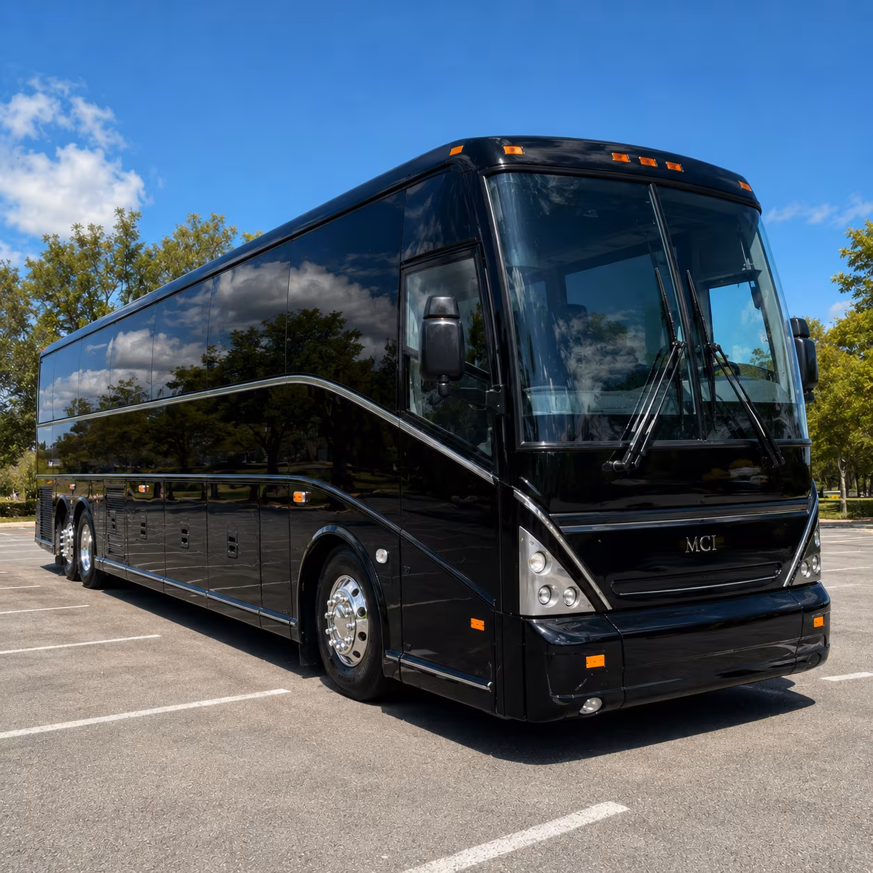 newport beach bus rental service area