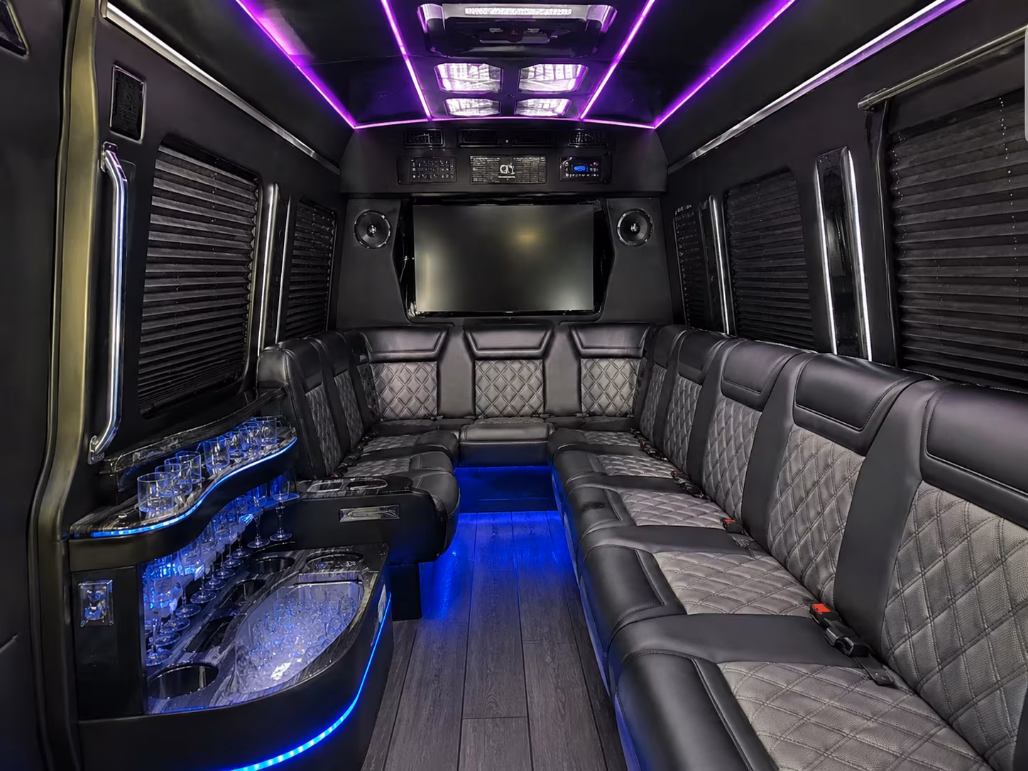 newport beach private event transportation onboard seating