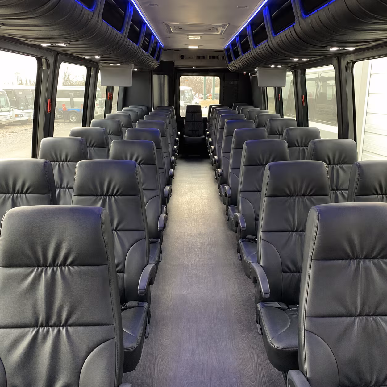 newport beach prom transportation onboard seating
