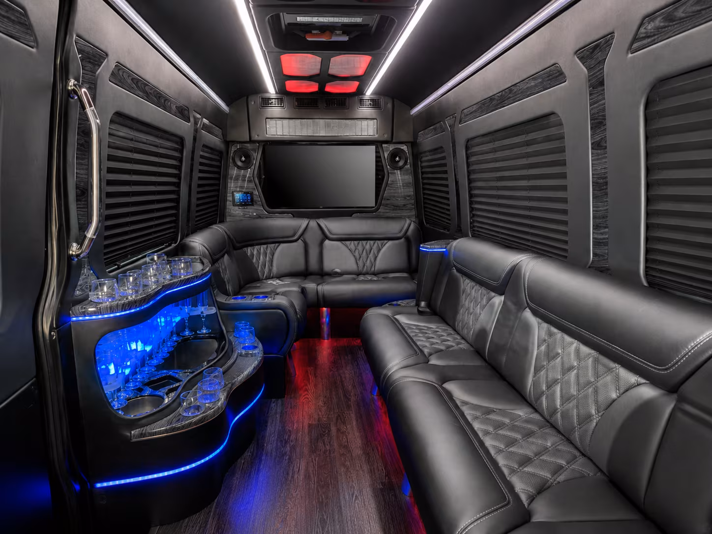 newport beach school event transportation onboard seating