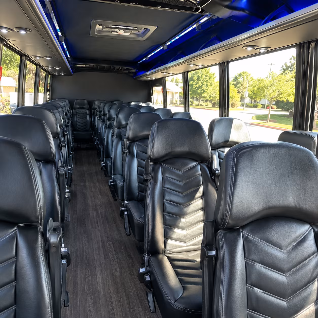 newport beach sporting event transportation onboard seating