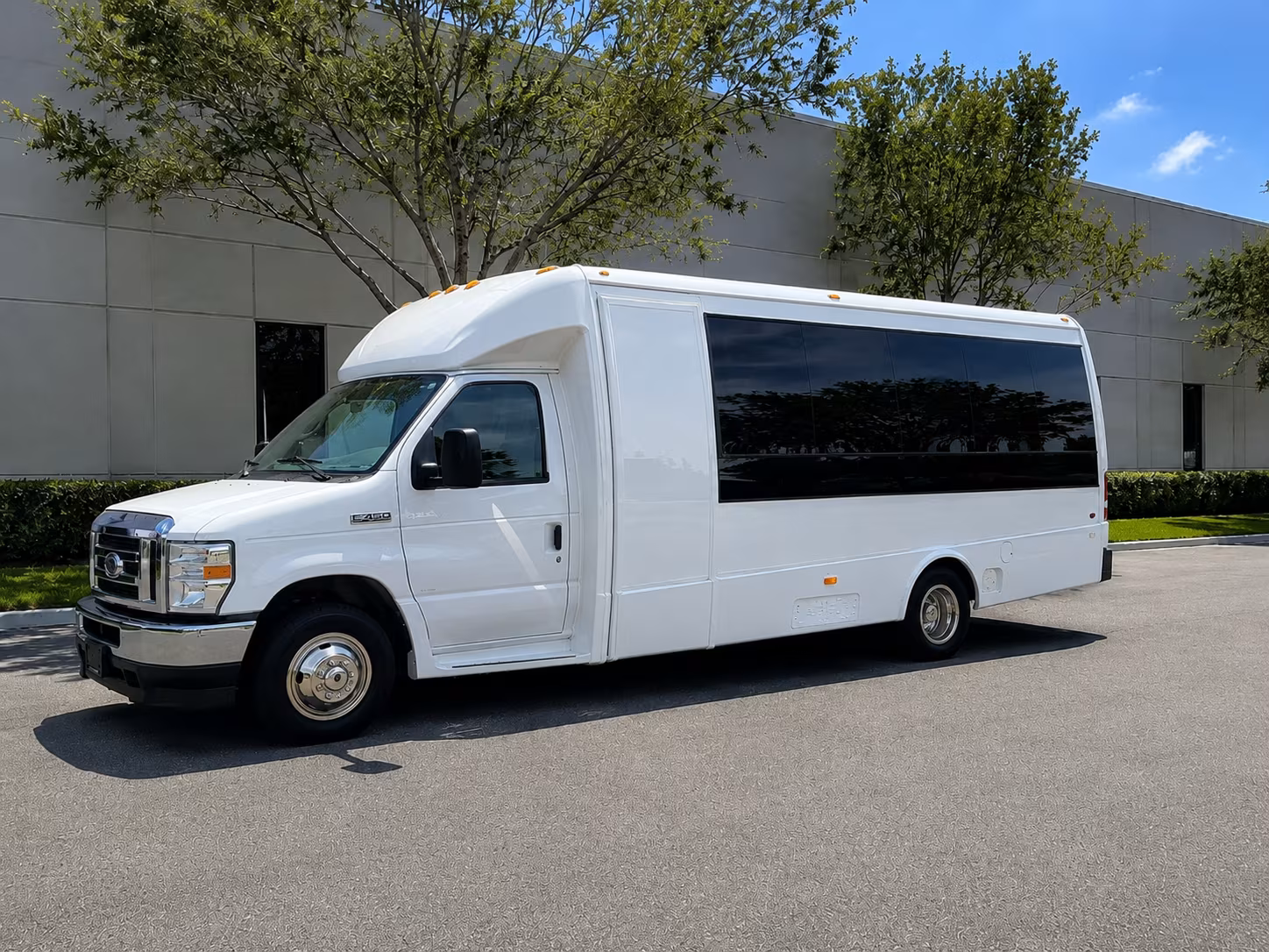 orange wedding transportation